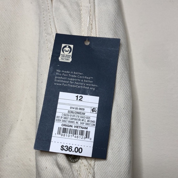 Women’s universal threads high-rise sailor pants trousers jeans adjustable waist - Picture 3 of 14